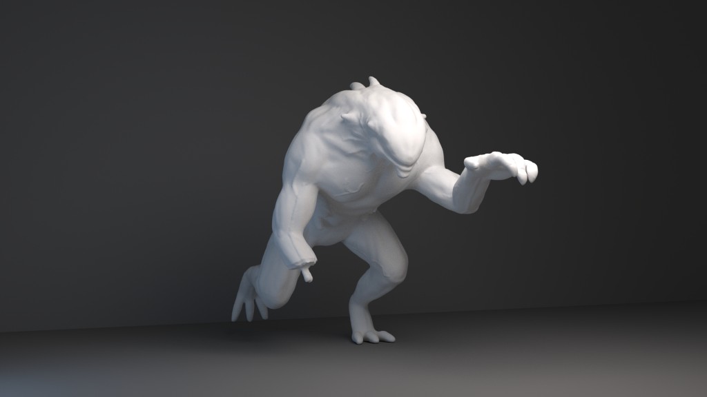 High Poly Monster preview image 1